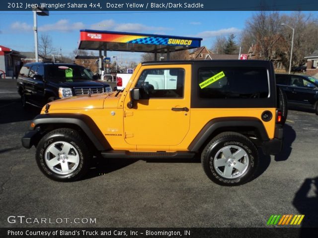 2012 Jeep Wrangler Sahara 4x4 in Dozer Yellow