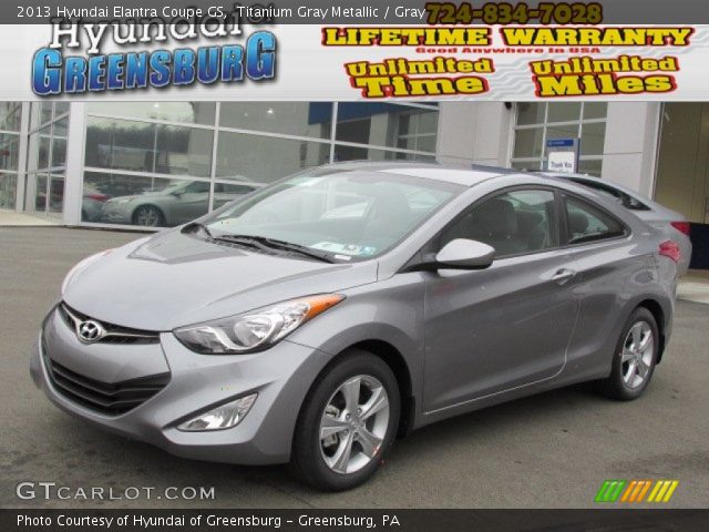 2013 Hyundai Elantra Coupe GS in Titanium Gray Metallic