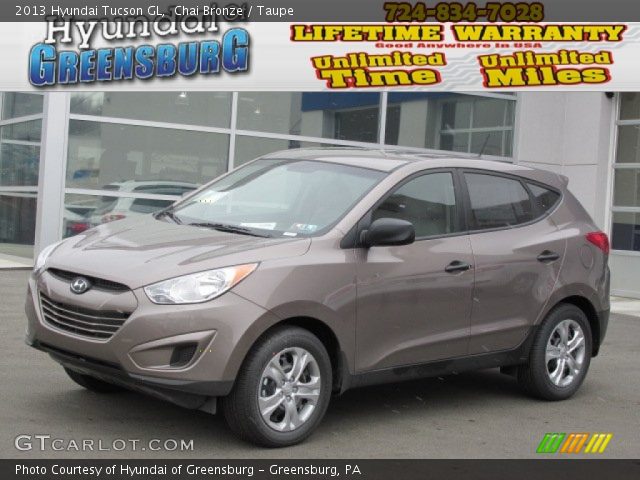 2013 Hyundai Tucson GL in Chai Bronze