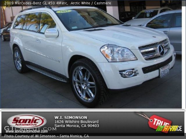 2009 Mercedes-Benz GL 450 4Matic in Arctic White