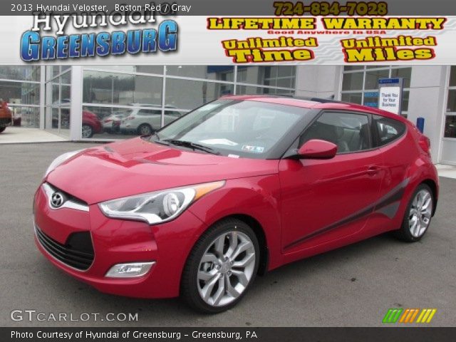 2013 Hyundai Veloster  in Boston Red