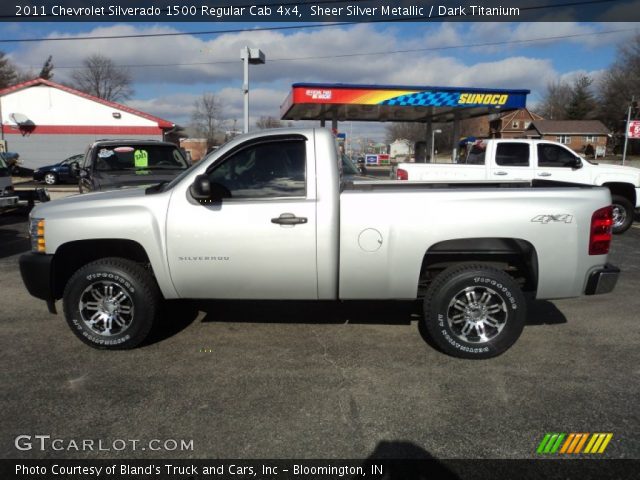 2011 Chevrolet Silverado 1500 Regular Cab 4x4 in Sheer Silver Metallic