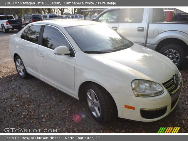 2008 Volkswagen Jetta SE Sedan in Campanella White
