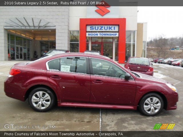 2010 Subaru Legacy 2.5i Sedan in Ruby Red Pearl