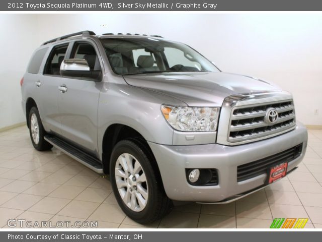 2012 Toyota Sequoia Platinum 4WD in Silver Sky Metallic