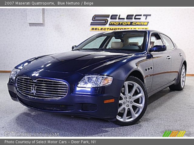 2007 Maserati Quattroporte  in Blue Nettuno