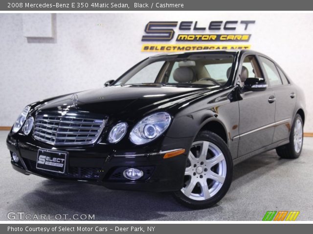 2008 Mercedes-Benz E 350 4Matic Sedan in Black