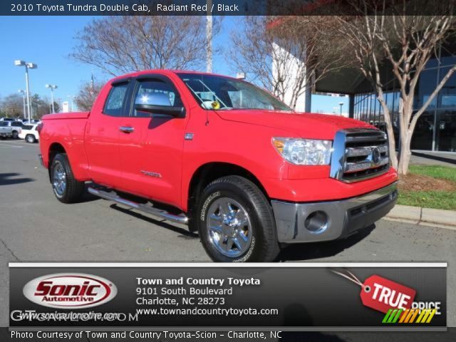 2010 Toyota Tundra Double Cab in Radiant Red