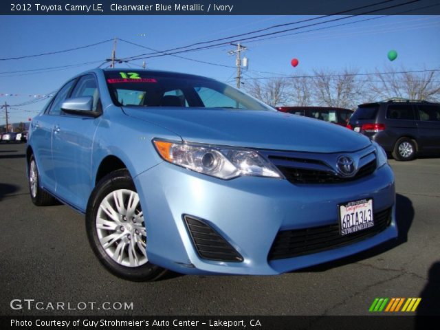2012 Toyota Camry LE in Clearwater Blue Metallic
