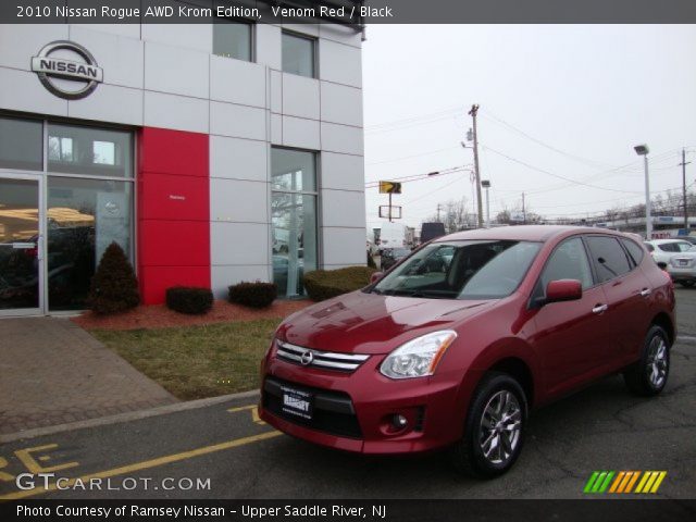 2010 Nissan Rogue AWD Krom Edition in Venom Red