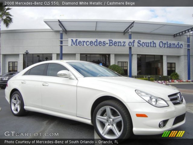 2008 Mercedes-Benz CLS 550 in Diamond White Metallic