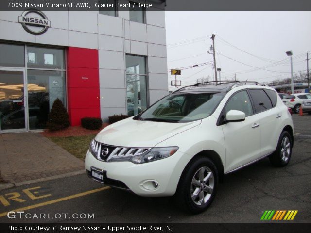 2009 Nissan Murano SL AWD in Glacier Pearl