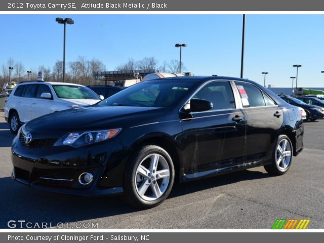 2012 Toyota Camry SE in Attitude Black Metallic