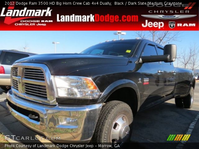 2012 Dodge Ram 3500 HD Big Horn Crew Cab 4x4 Dually in Black