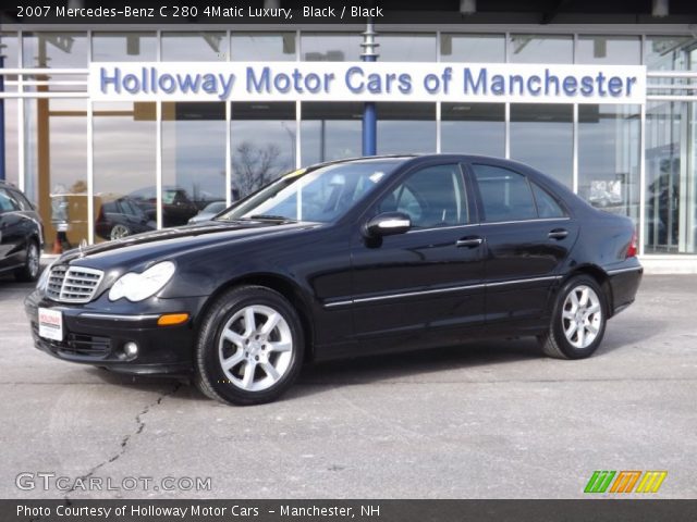 2007 Mercedes-Benz C 280 4Matic Luxury in Black