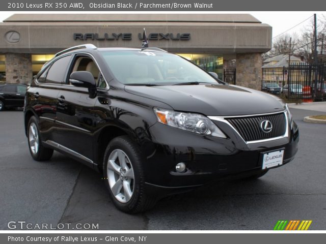 2010 Lexus RX 350 AWD in Obsidian Black