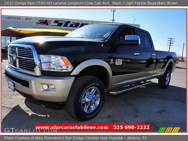 2012 Dodge Ram 2500 HD Laramie Longhorn Crew Cab 4x4 in Black