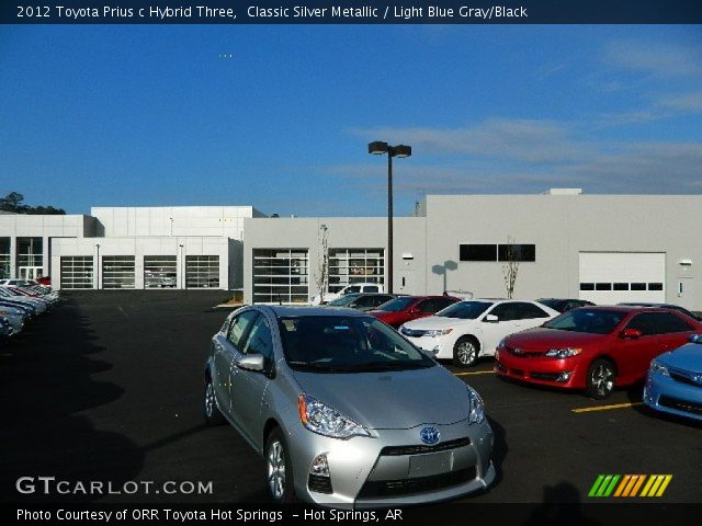2012 Toyota Prius c Hybrid Three in Classic Silver Metallic