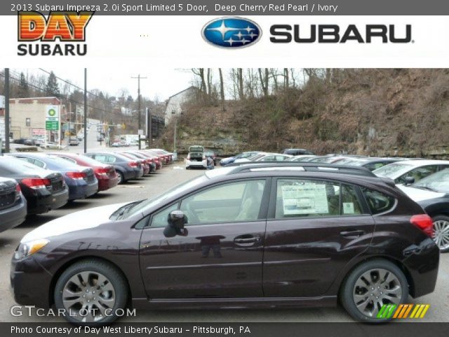 2013 Subaru Impreza 2.0i Sport Limited 5 Door in Deep Cherry Red Pearl