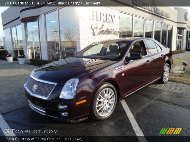 2010 Cadillac STS 4 V6 AWD in Black Cherry