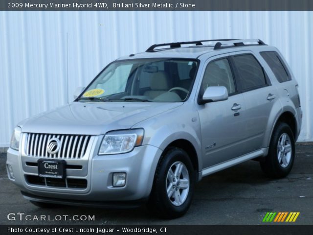 2009 Mercury Mariner Hybrid 4WD in Brilliant Silver Metallic