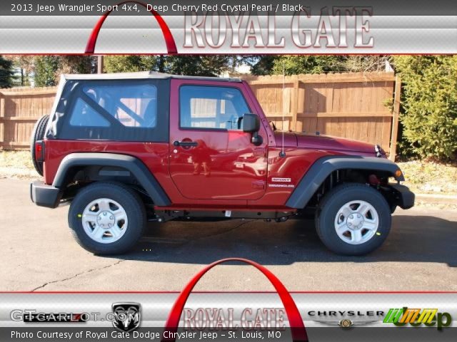 2013 Jeep Wrangler Sport 4x4 in Deep Cherry Red Crystal Pearl