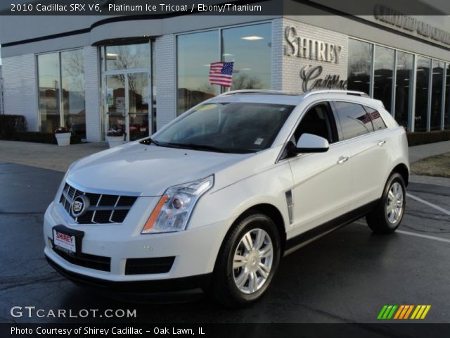 2010 Cadillac SRX V6 in Platinum Ice Tricoat