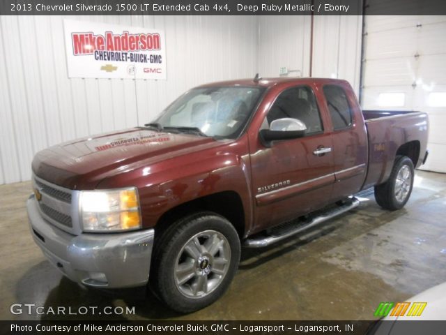 2013 Chevrolet Silverado 1500 LT Extended Cab 4x4 in Deep Ruby Metallic