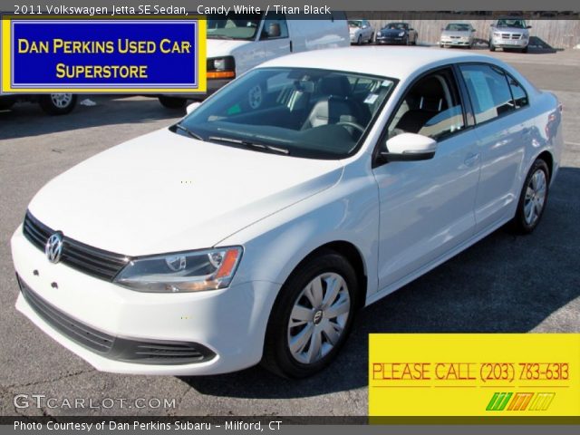 2011 Volkswagen Jetta SE Sedan in Candy White