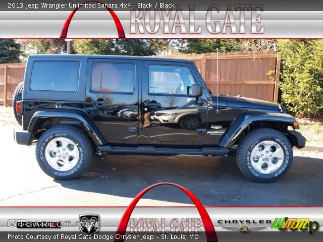 2013 Jeep Wrangler Unlimited Sahara 4x4 in Black