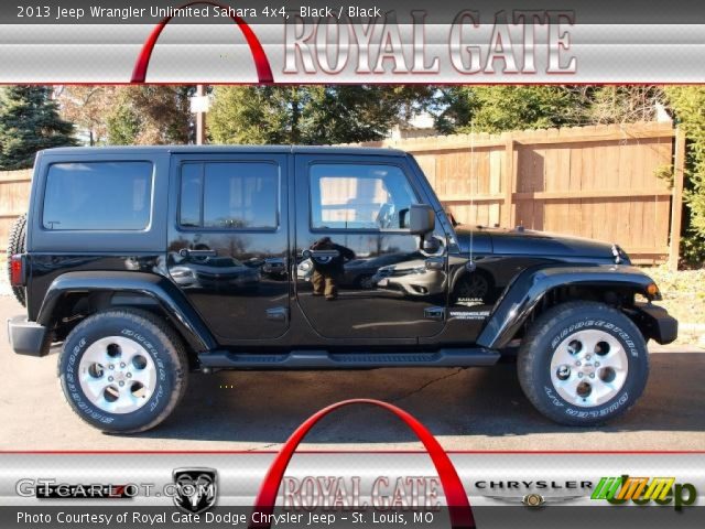 2013 Jeep Wrangler Unlimited Sahara 4x4 in Black