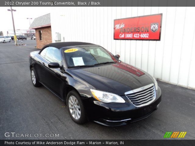 2012 Chrysler 200 Touring Convertible in Black