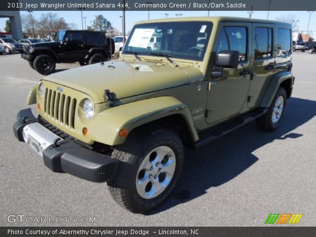 2013 Jeep Wrangler Unlimited Sahara 4x4 in Commando Green