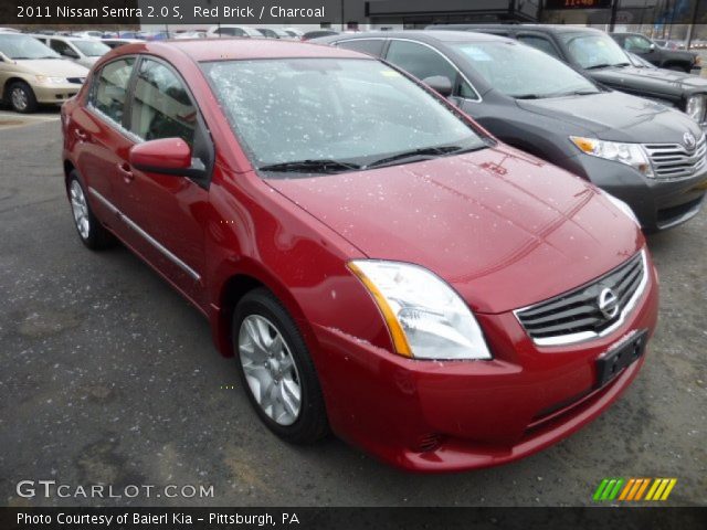 2011 Nissan Sentra 2.0 S in Red Brick