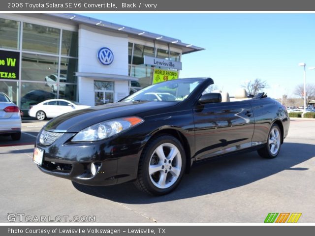2006 Toyota Solara SE V6 Convertible in Black