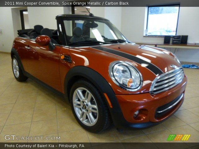 2011 Mini Cooper Convertible in Spice Orange Metallic
