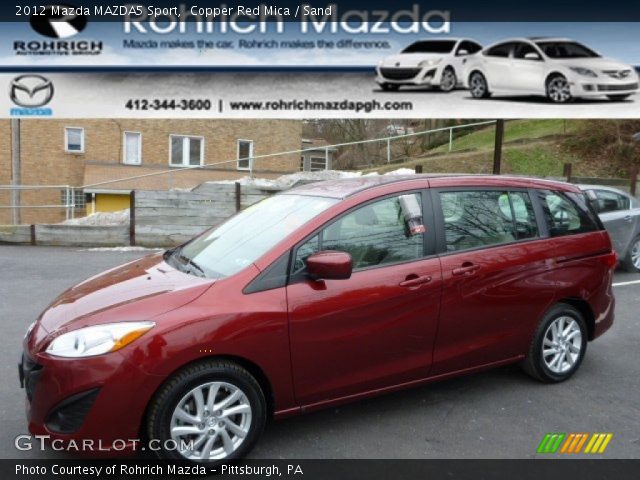 2012 Mazda MAZDA5 Sport in Copper Red Mica