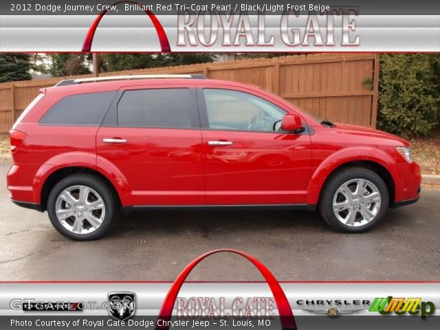 2012 Dodge Journey Crew in Brilliant Red Tri-Coat Pearl