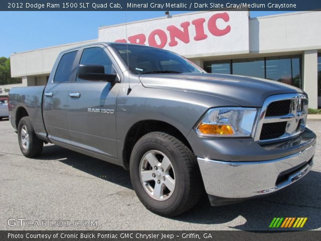 2012 Dodge Ram 1500 SLT Quad Cab in Mineral Gray Metallic