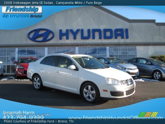 2008 Volkswagen Jetta SE Sedan in Campanella White