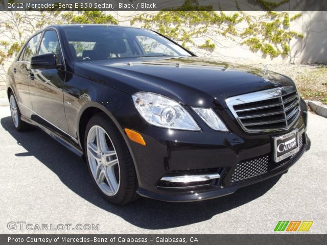 2012 Mercedes-Benz E 350 Sedan in Black