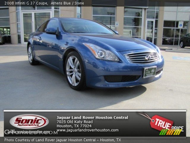 2008 Infiniti G 37 Coupe in Athens Blue