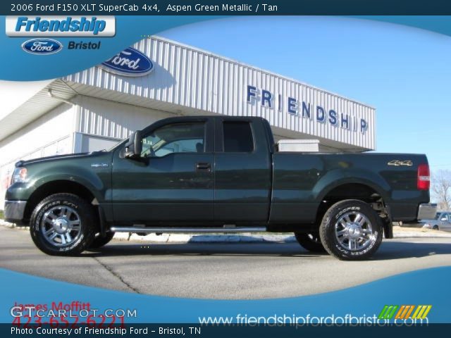 2006 Ford F150 XLT SuperCab 4x4 in Aspen Green Metallic