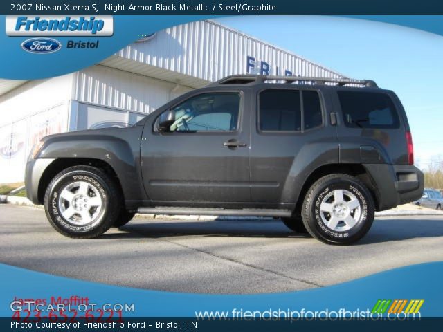 2007 Nissan Xterra S in Night Armor Black Metallic