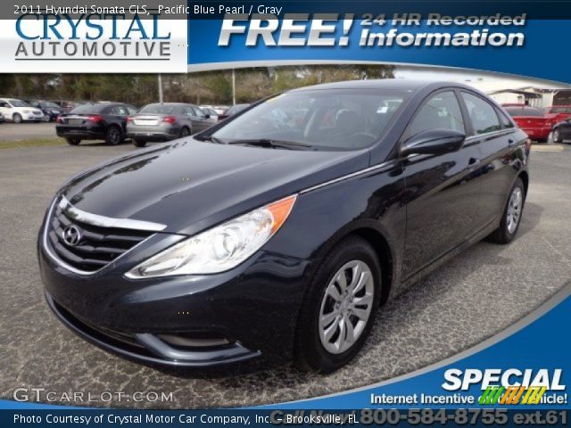 2011 Hyundai Sonata GLS in Pacific Blue Pearl