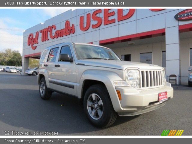 2008 Jeep Liberty Sport in Light Graystone Pearl