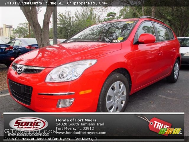 2010 Hyundai Elantra Touring GLS in Chilipepper Red