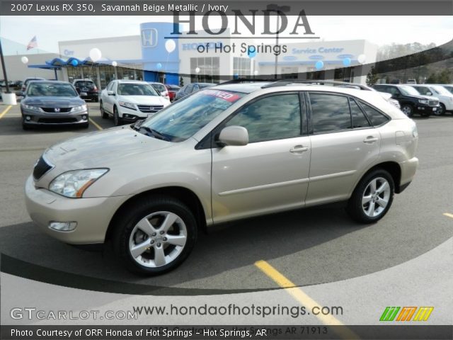 2007 Lexus RX 350 in Savannah Beige Metallic