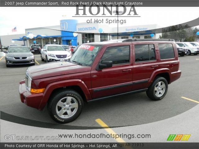 2007 Jeep Commander Sport in Red Rock Pearl