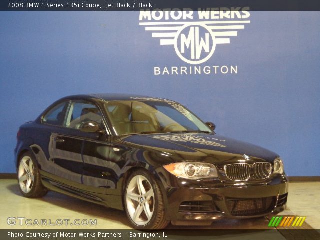 2008 BMW 1 Series 135i Coupe in Jet Black